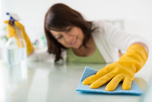 Illustration of website cookie categories for a carpet cleaning site