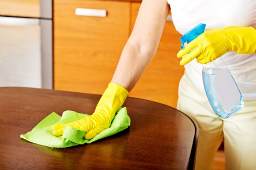 Hot water extraction equipment used for carpet cleaning in Bounds Green